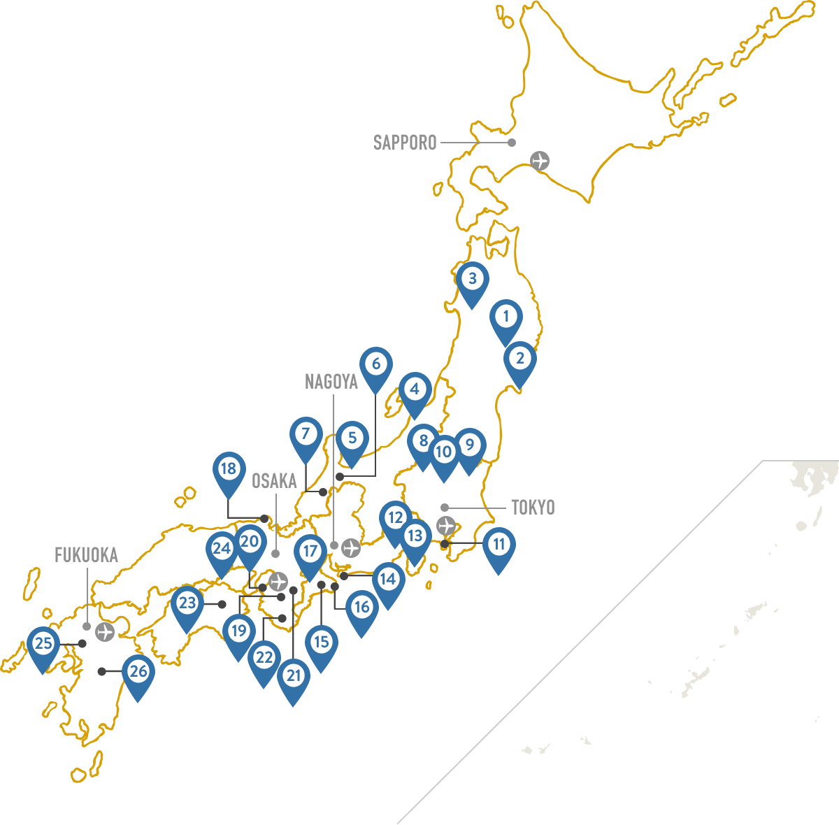 おすすめの地域はこちら